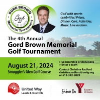 The Gord Brown Memorial Golf Tournament: See you on the links!